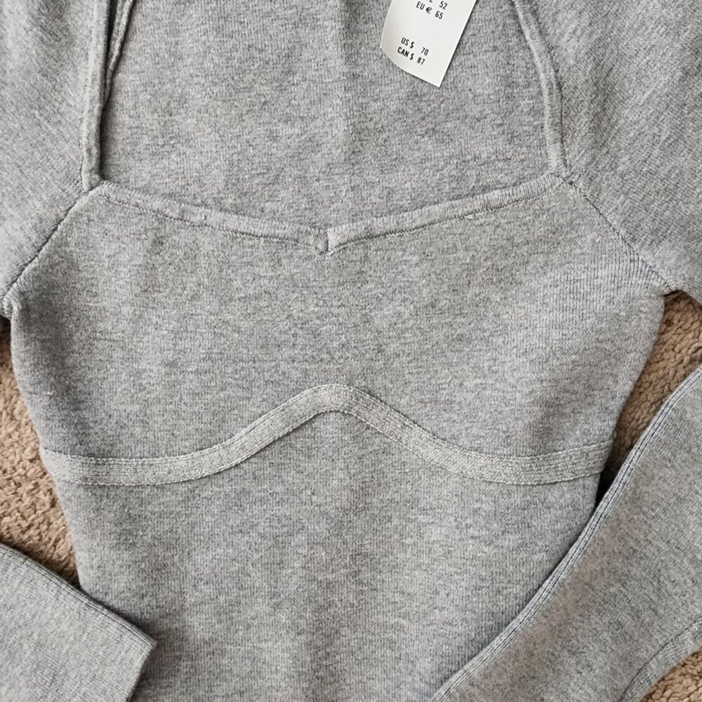 NWT - ABERCROMBIE THOMG BODYSUIT. Square neck & corset